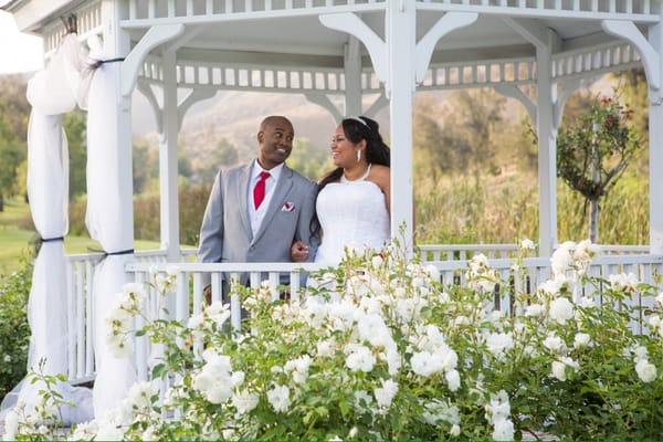 Fabulous Gazebo. Book your Wedding Reception on Sunday, January 24, 2016 & receive the Ceremony Site Free