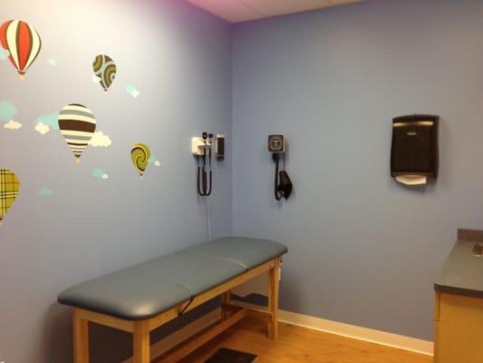 Kid friendly patient rooms