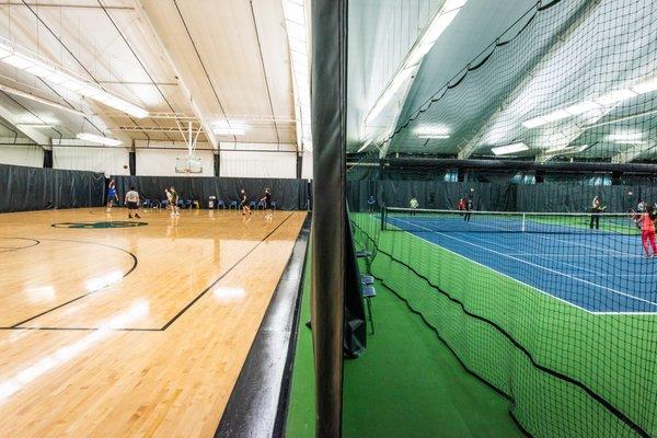 Basketball Court/8 Indoor Tennis Courts