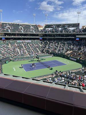 Match between Zverev and Alcaraz