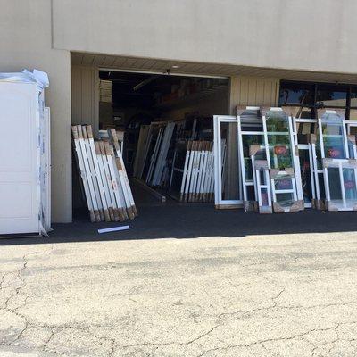 Lots of windows are ready for pickup!