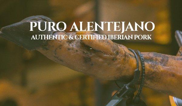 Puro Alentejano iberian (Pata negra) certified by Acpaus