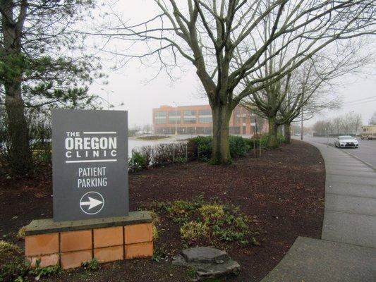 Yes, that huge building in the distance!  Across the street from the back door of the Gateway Fred Meyer.  Also next to Gateway Max trains..