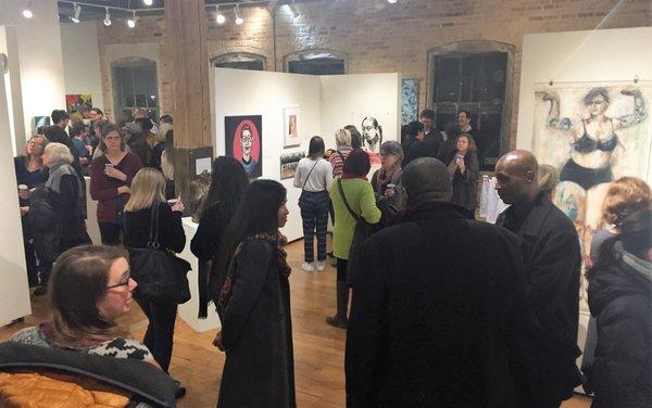 Gallery openings happen once a month - and events throughout the month.