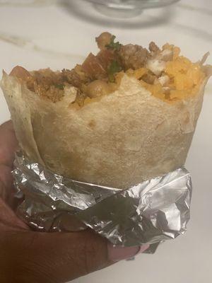 Asada burrito