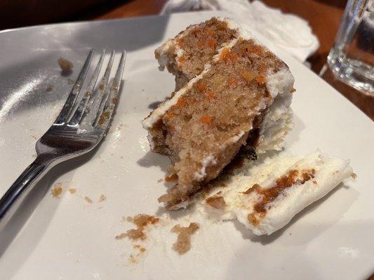 Carrot Cake (3/4th eaten)