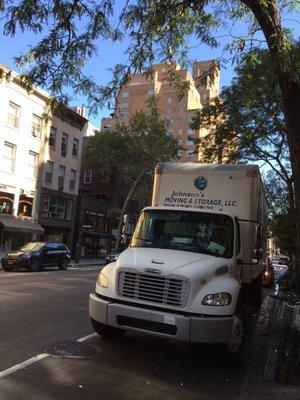 They had to park on the street and walk 3 flights of stairs. Great job!