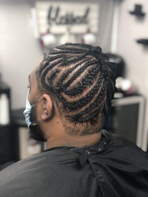 Freestyle Men's braids and line up