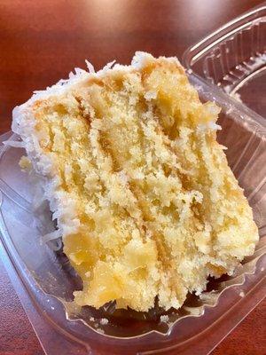 Pineapple coconut cake.