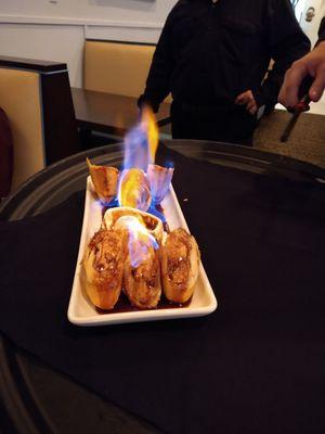 Flaming Bananas Foster