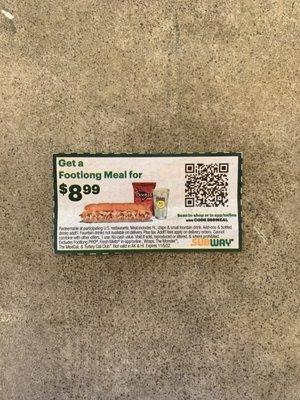 Coupon that is not expired