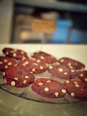 Red velvet cookies