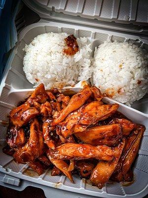 Always a must, spicy chicken teriyaki