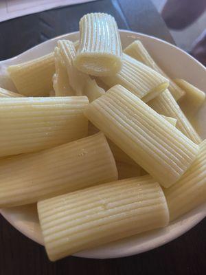 Kids buttered pasta