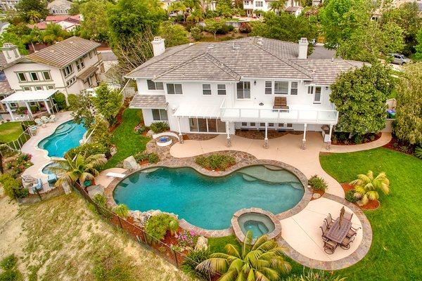 Backside of home in the Ranch of Carlsbad