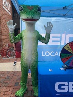 The GECKO at the Media Halloween Parade in 2019.