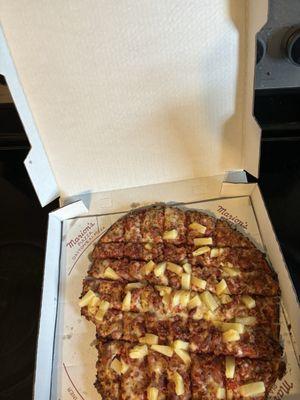 Never had an issue until today.2 pizzas, 1 was fine, 40 dollars and the audacity to serve me this monstrosity. I won't be back.