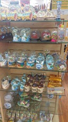 Snow globes - I didn't shake any of them.