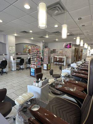 The salon has updated with new tables and pedicure chairs. Added more than 1000 new  colors of nails polish. Waiting for check it out.