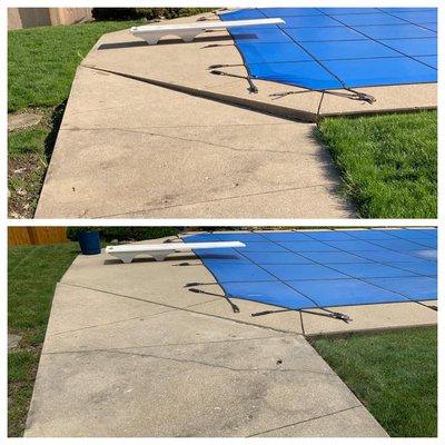 Concrete Pool Patio Leveling