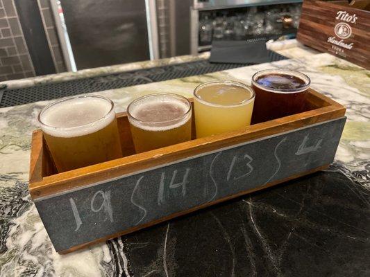 Sometimes you just come here for a flight of beer