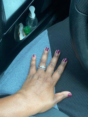 My gel manicure