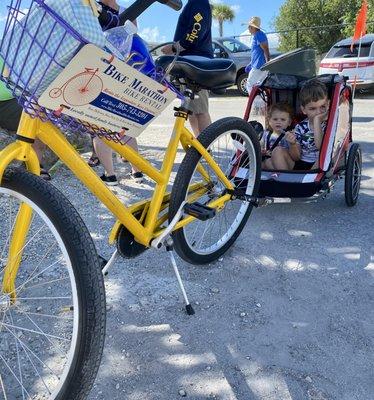 Kids made it to the Keys Fisheries Annual Stone Crab Eating Contest 2022! Loved the new wheels!