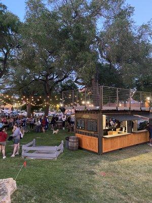 Bar at the Third Ward Beer Garden