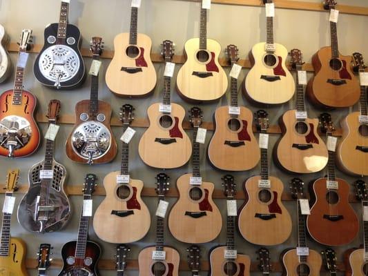 Great selection of guitars!