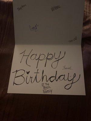 Birthday card