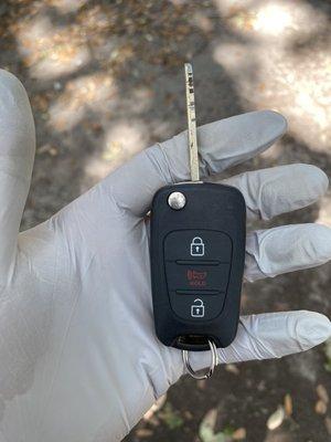 Generate new Flip key for Kia