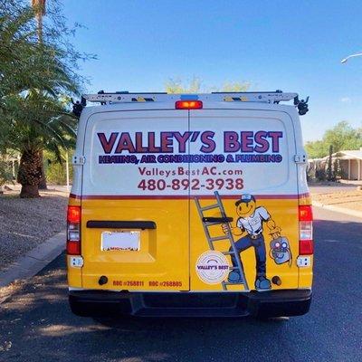 Valleys Best A/C work van