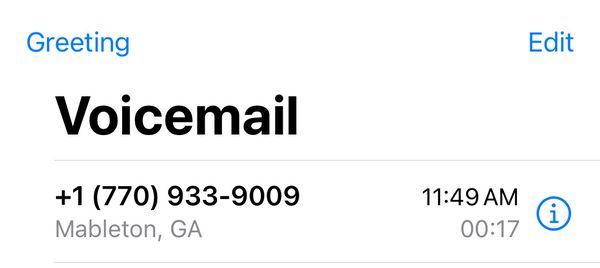 Kathleen calling a full 11 minutes in advance of the call instructing me to call back. I guess I missed out because I wasn't early?