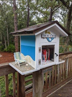 Little Free Library in Islanders Beach Park