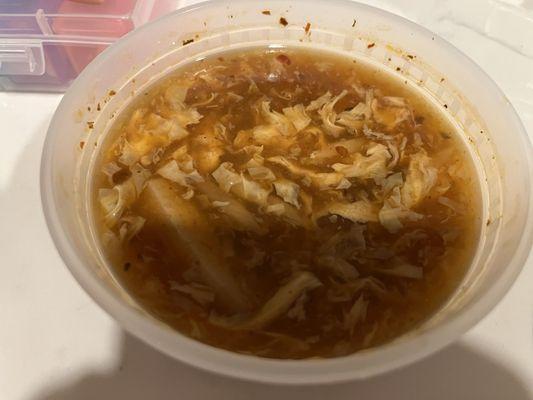 Hot and Sour Soup - way too sweet