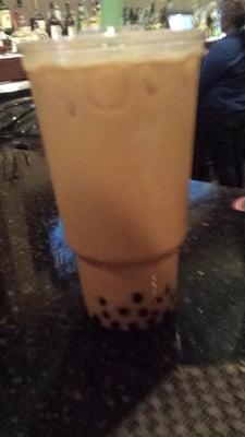 Large thai iced tea with tapioca for $5.25