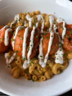 Buffalo cauliflower Mac & Shews - one of my top 5 favorite dishes in Omaha!