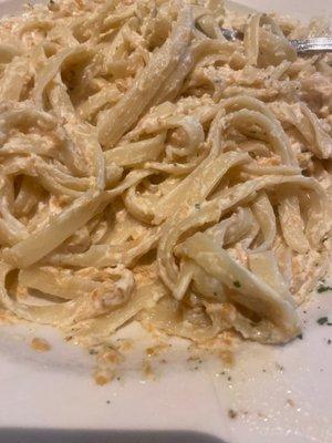 fettuccine alfredo tastes like ass and it's curdled and separated