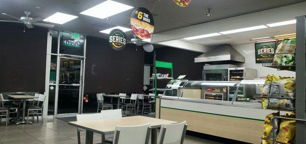 Subway at McHenry and Roseburg.   Clean interior, friendly staff.