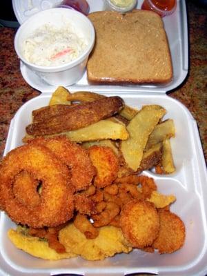 No. 14 Flounder Combination Platter