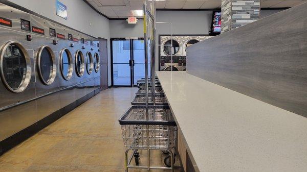 Sanitary Quartz Countertops, Plenty of Baskets.