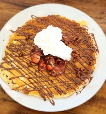 Strawberry Nutella pancake