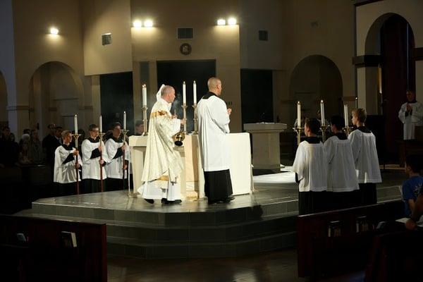 Holy Mass at Easter