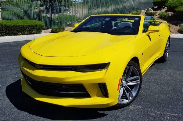 Convertible Camaro for rent