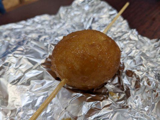 Filipino couscaron (fried coconut mochi)