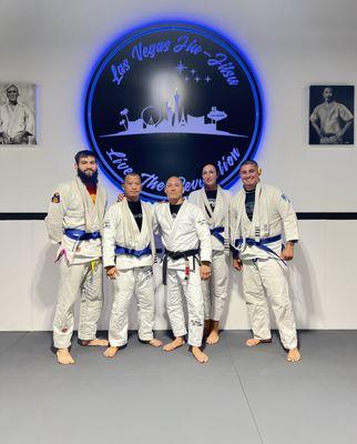 LVJJ's newest blue belts!