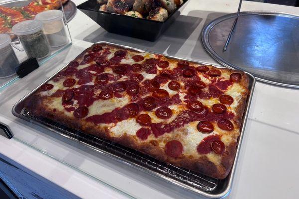 Hot Hot Honey Pepperoni Pan Pizza