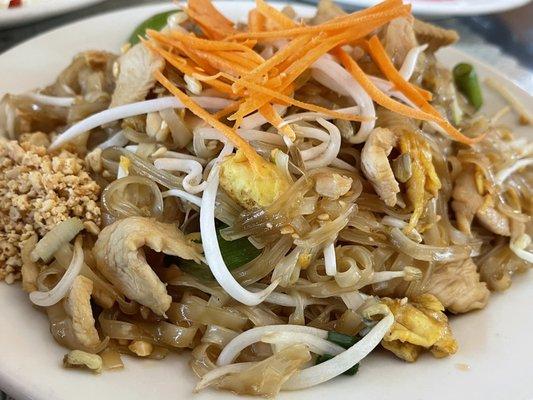 44. Pad Thai. Kinda dry, little flavor.