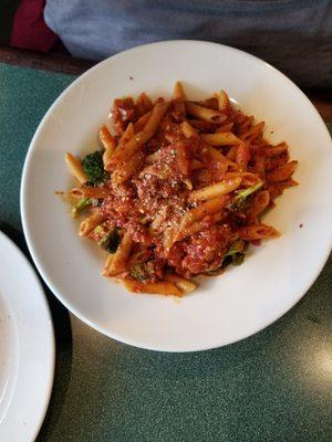 spicey sausage penne pasta