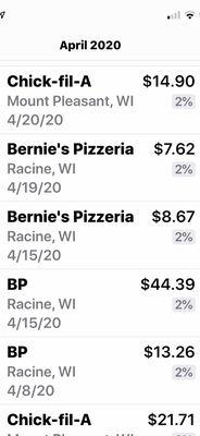 I buy Italian sausage cost 3.95 I put extra cheese on it for four dollars more but I look at my receipt and it's always charge different